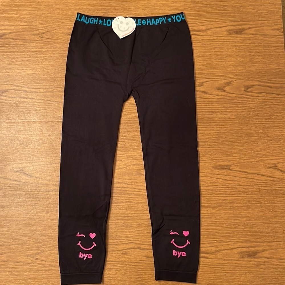 Two pair of little miss matched leggings. - Picture 7 of 11